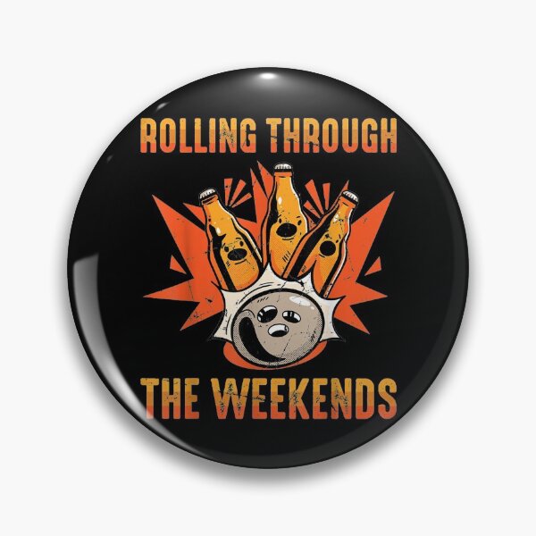 Item preview, Bowling Rolling Through The Weekend Beer Bar Pub designed and sold by idabry.