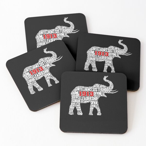 Item preview, Delta-1913 Sorority Elephant Sigma-Theta Words  designed and sold by ColbathJelia.
