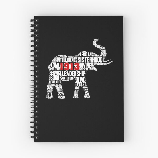Item preview, Delta-1913 Sorority Elephant Sigma-Theta Words  designed and sold by ColbathJelia.