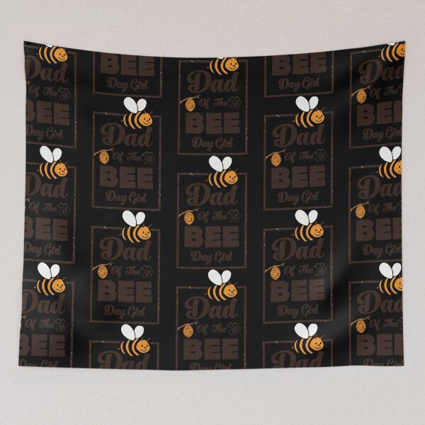 Item preview, Dad Of The Bee Day Girl  Dad Birthday  for Bee Lovers    designed and sold by awTriston02.