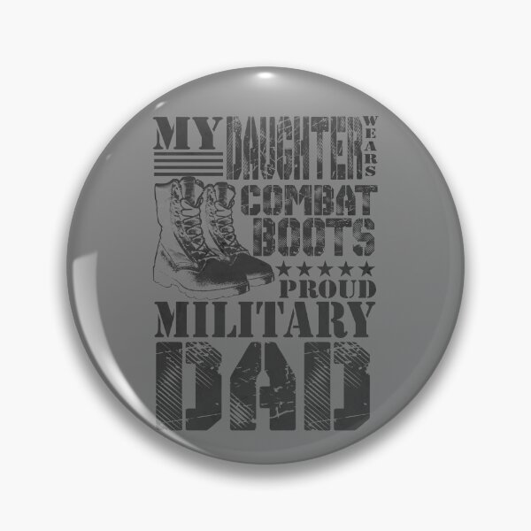 Artikelvorschau, Daughter Wears Combat Boots Military Dad Military Family Gear entworfen und verkauft von DynamicDesign.