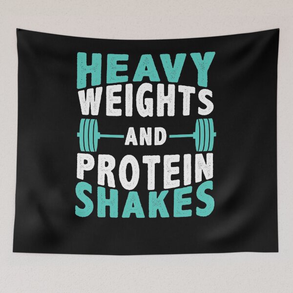 Item preview, Heavy Weights And Protein Shakes. designed and sold by wkyip79.