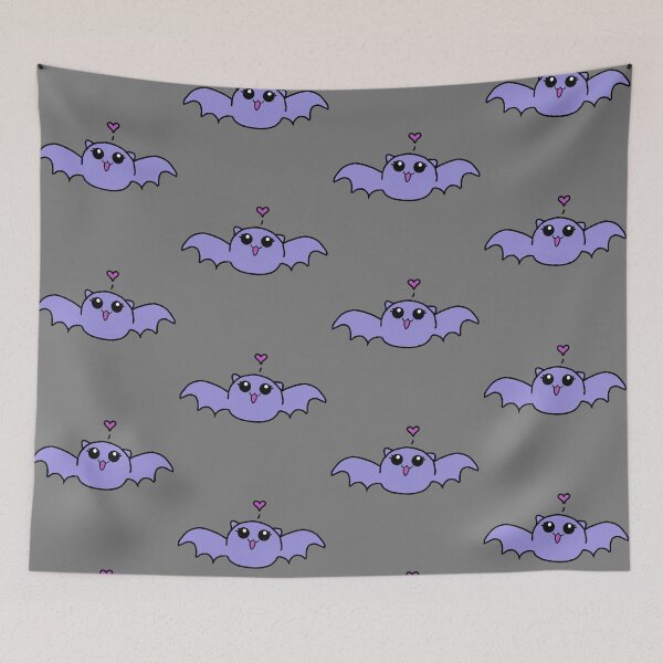 Item preview, Cute halloween bat kawaii chibi love designed and sold by NerdyChibi.