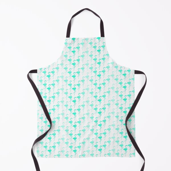 Item preview, Seamless repeating pattern with turquoise flamingos designed and sold by SooperYela.