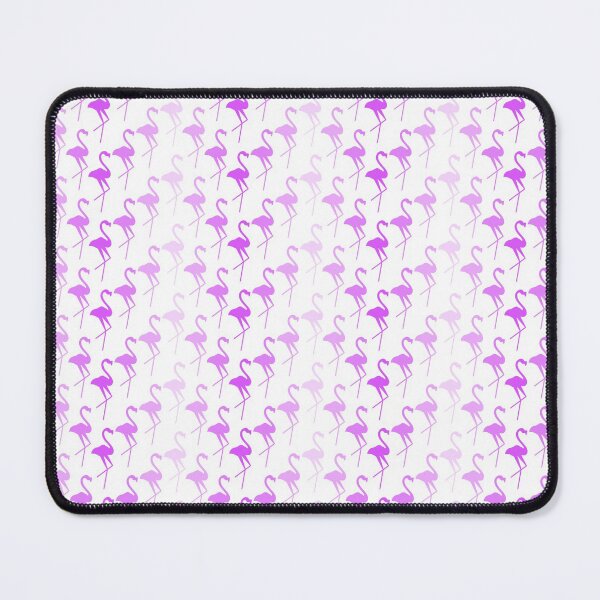 Item preview, Seamless repeating pattern with purple flamingos designed and sold by SooperYela.