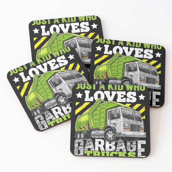Item preview, Just A Kid Who Loves Garbage Trucks Funny Gift For Boys  designed and sold by ElesaFox.