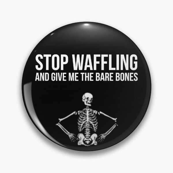 Item preview, Waffling Skeleton designed and sold by Slogans4u.