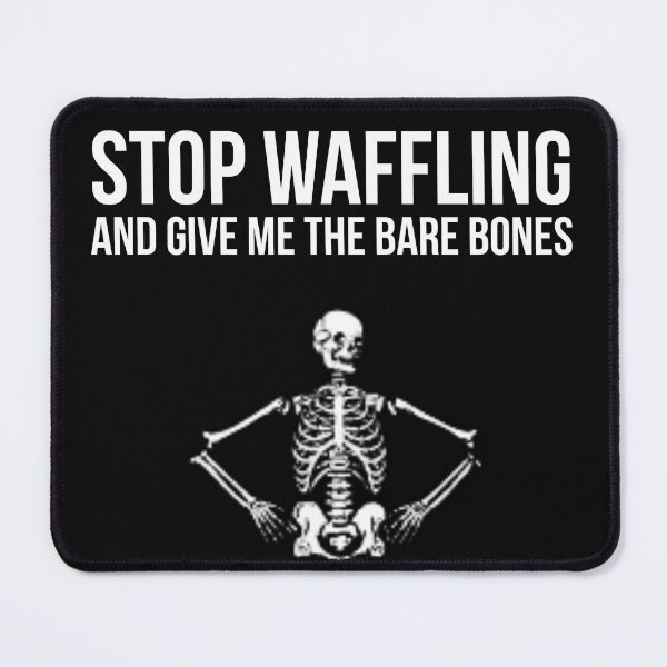 Item preview, Waffling Skeleton designed and sold by Slogans4u.