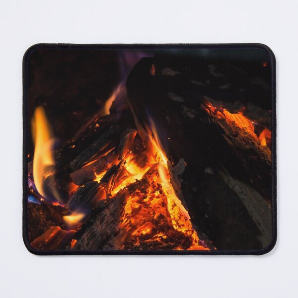 Item preview, Colorful Heat - Hygge Coziness by the Fireplace designed and sold by Georgia Mizuleva.