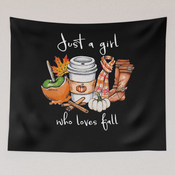 Item preview, Just A Girl Who Loves Fall Autumn Pumpkin Halloween  designed and sold by ColbathJelia.