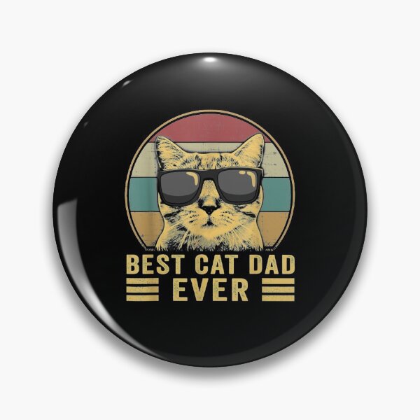 Item preview, Vintage Best Cat Dad Ever Bump Fit designed and sold by MivaanshiAhe.