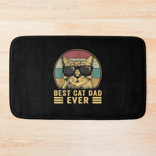 Item preview, Vintage Best Cat Dad Ever Bump Fit designed and sold by MivaanshiAhe.
