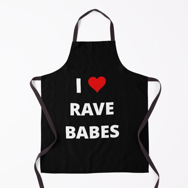 Aperçu de l'œuvre J'AIME LES RAVE BABES créée et vendue par uniqueitems.