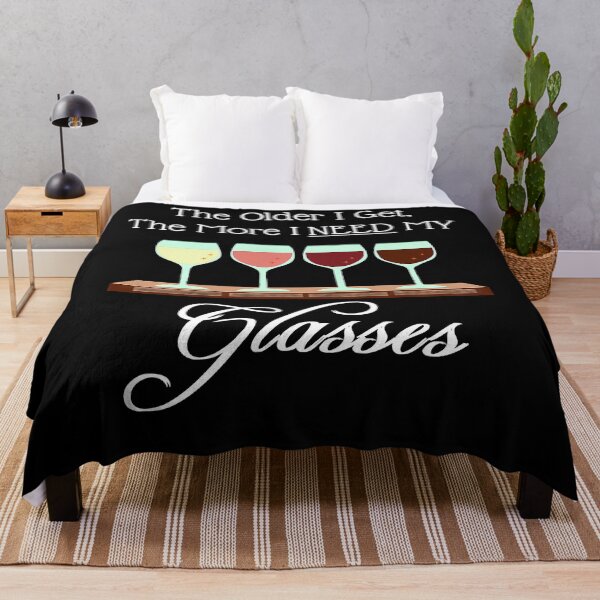 Item preview, At My Age I Need Glasses Funny Wine Connoisseur Sommelier designed and sold by ColbathJelia.