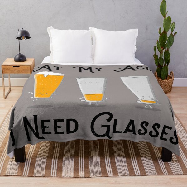 Item preview,  At My Age I Need Glasses Beer Lover designed and sold by LMcDs.