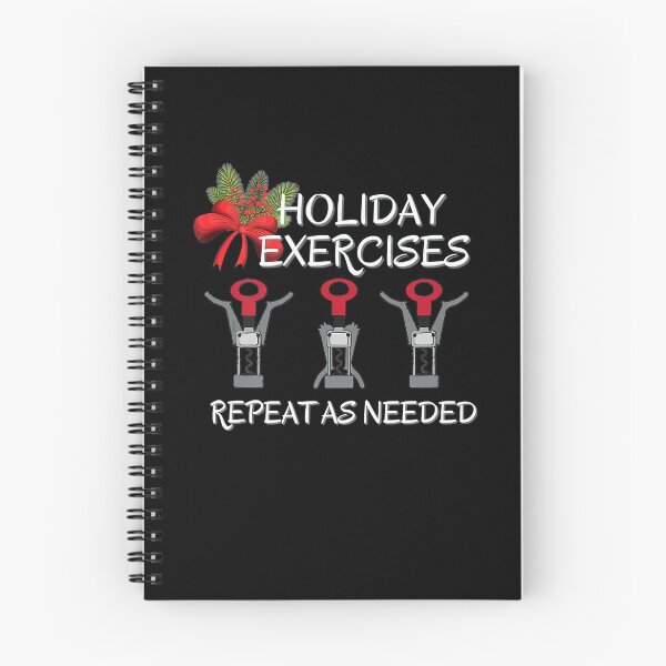 Item preview, Funny Christmas Drinking Wine Exercise Corkscrew Workout designed and sold by ColbathJelia.