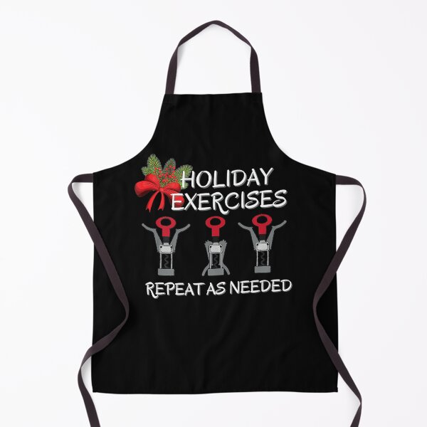 Item preview, Funny Christmas Drinking Wine Exercise Corkscrew Workout designed and sold by ColbathJelia.