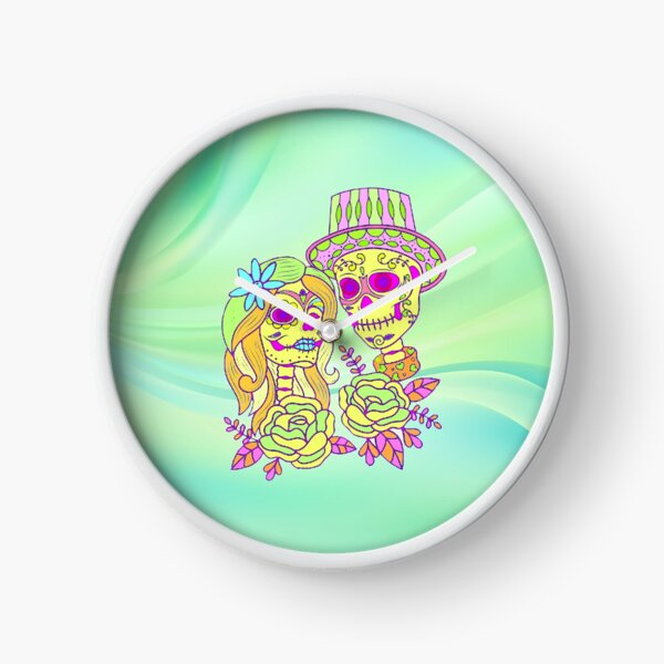 Item preview, Sugar skulls - skeleton couple designed and sold by NyengRepublic.