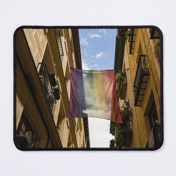 Item preview, Rainbow Flags Decorating Madrid for WorldPride 2017 Celebrations designed and sold by Georgia Mizuleva.