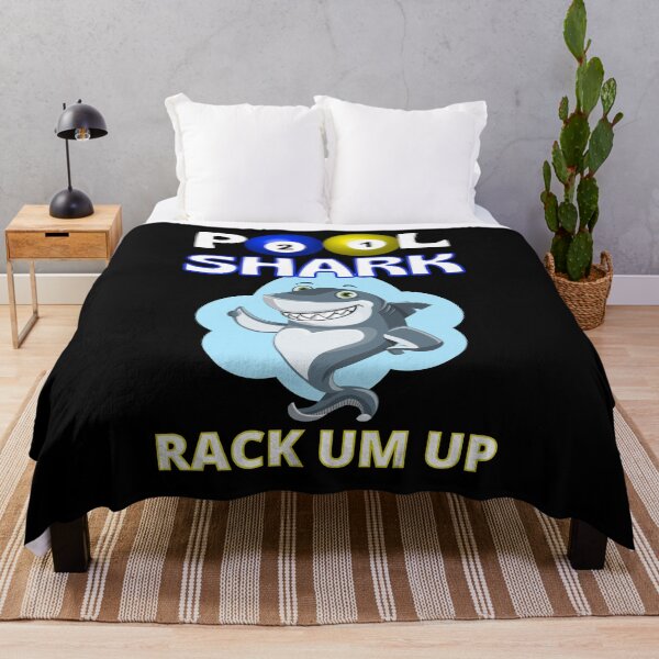 Item preview, Funny Pool Shark Rack Um Up Game Room Poster Let's Play Billiards designed and sold by RGRamsey.