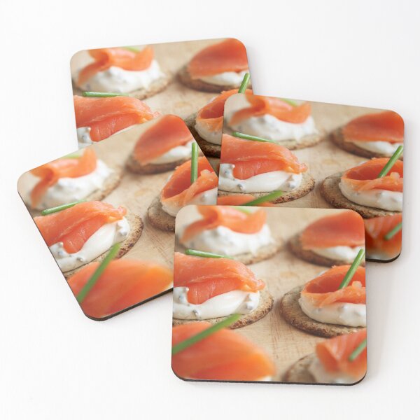 Artikelvorschau, Lachs Aperitif Cracker Leckeres Essen entworfen und verkauft von MonArtisteSam.