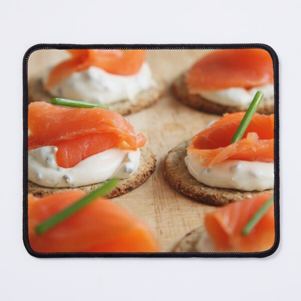 Item preview, Salmon Aperitif Cracker Delicious Food designed and sold by MonArtisteSam.