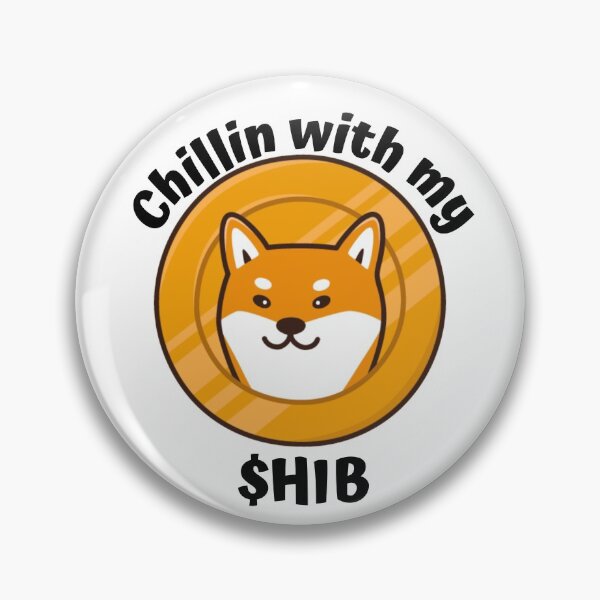 Item preview, Chillin with my Shib (Black)- Shiba Inu Crypto (Shibatoken) designed and sold by CaitU.