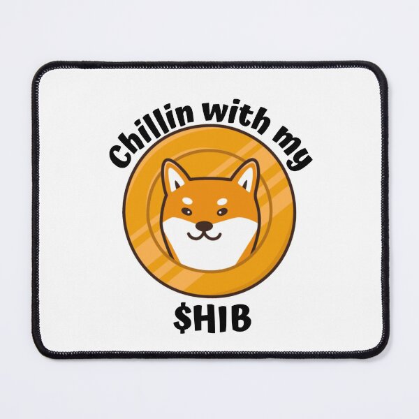 Item preview, Chillin with my Shib (Black)- Shiba Inu Crypto (Shibatoken) designed and sold by CaitU.