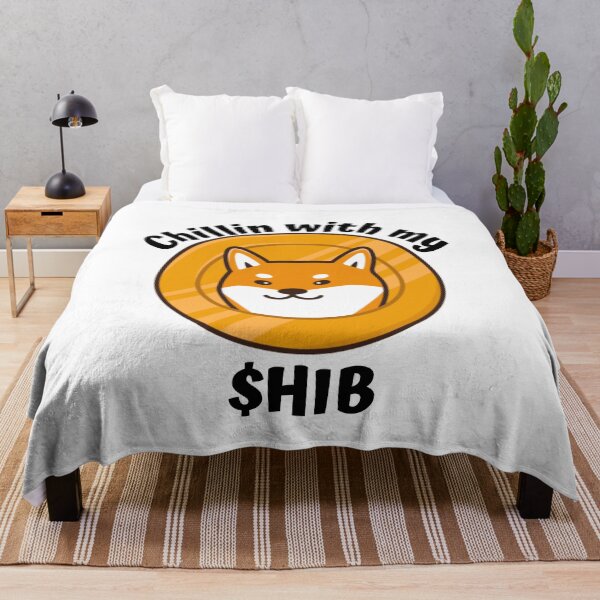 Item preview, Chillin with my Shib (Black)- Shiba Inu Crypto (Shibatoken) designed and sold by CaitU.