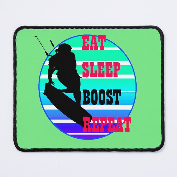 Item preview, Eat Sleep Boost Repeat Female Kitesufer Retro Sunset 3 designed and sold by taiche.