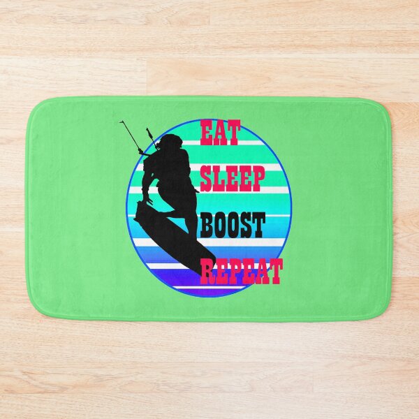 Item preview, Eat Sleep Boost Repeat Female Kitesufer Retro Sunset 3 designed and sold by taiche.