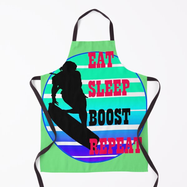 Item preview, Eat Sleep Boost Repeat Female Kitesufer Retro Sunset 3 designed and sold by taiche.