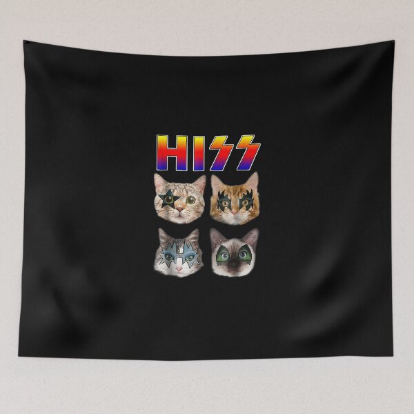 Item preview, Hiss Funny Cats Kittens Rock Rockin for cat lover designed and sold by Sayfullahsel.