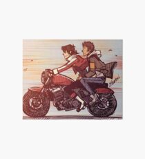 Biker Klance Art Board Print