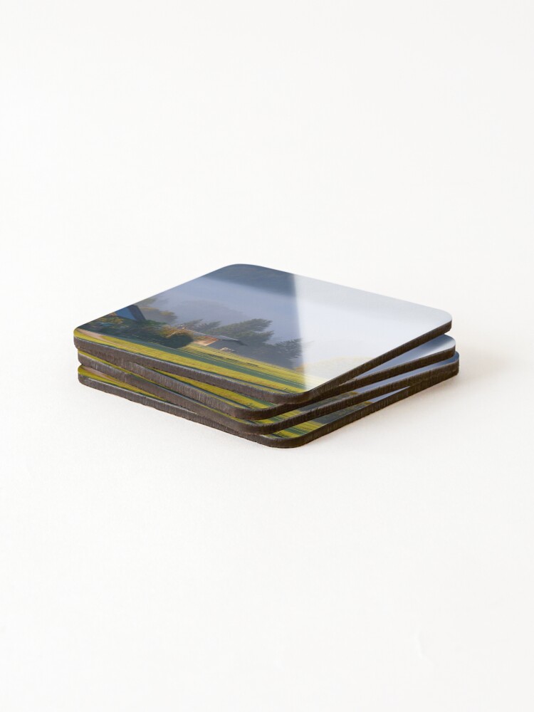 Thumbnail 4 of 5, Coasters (Set of 4), Beautiful Countryside designed and sold by Rozlar.