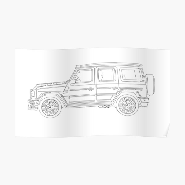 Mercedes G Class Posters Redbubble