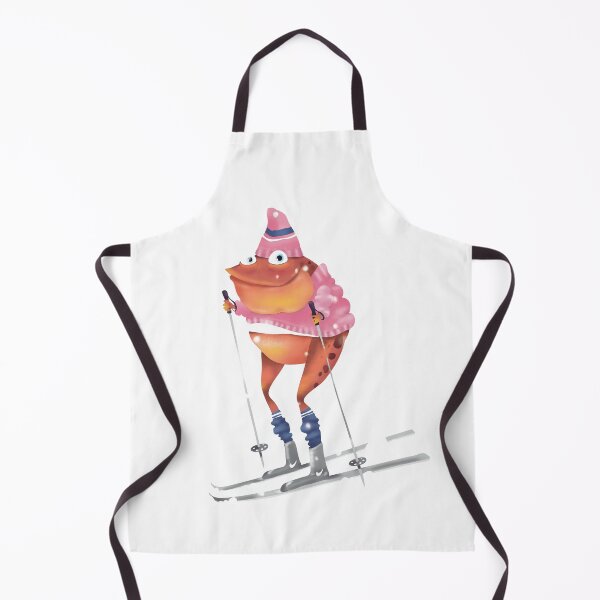 Item preview, Skiing frog designed and sold by solarlullaby.