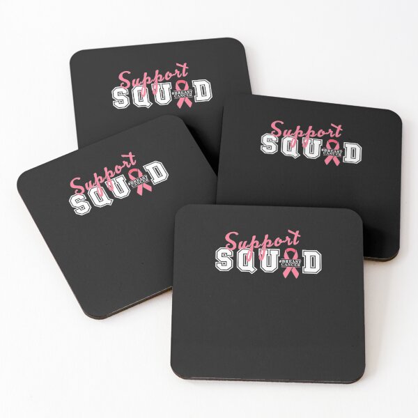 Item preview, Breast Cancer Support Squad Pink Ribbon Script designed and sold by whenevery3.