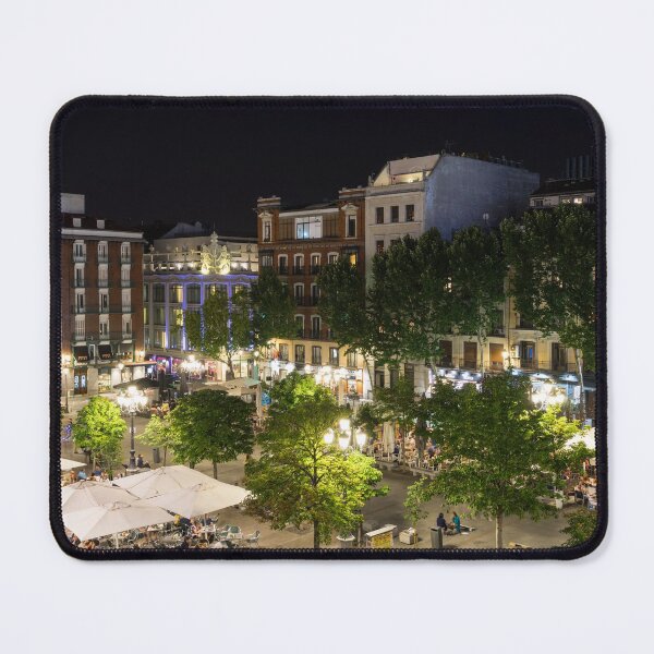 Item preview, Madrid Nightlife - the Fabulous Plaza de Santa Ana at Night designed and sold by Georgia Mizuleva.