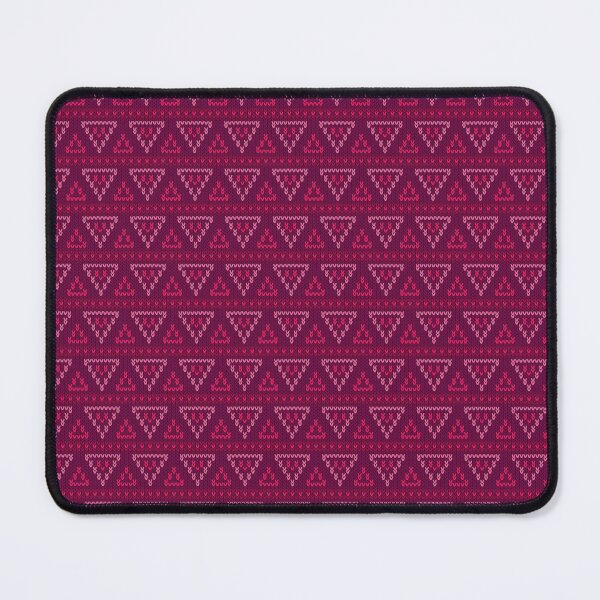 Item preview, Pink seamless trianle knitting pattern designed and sold by urban-color.