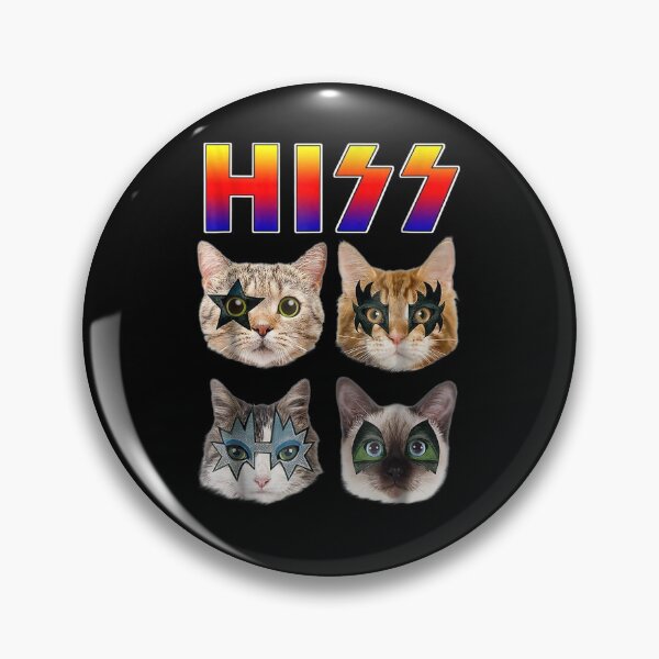 Item preview, Hiss Funny Cats Kittens Rock Rockin Pun designed and sold by MuratshiMana.