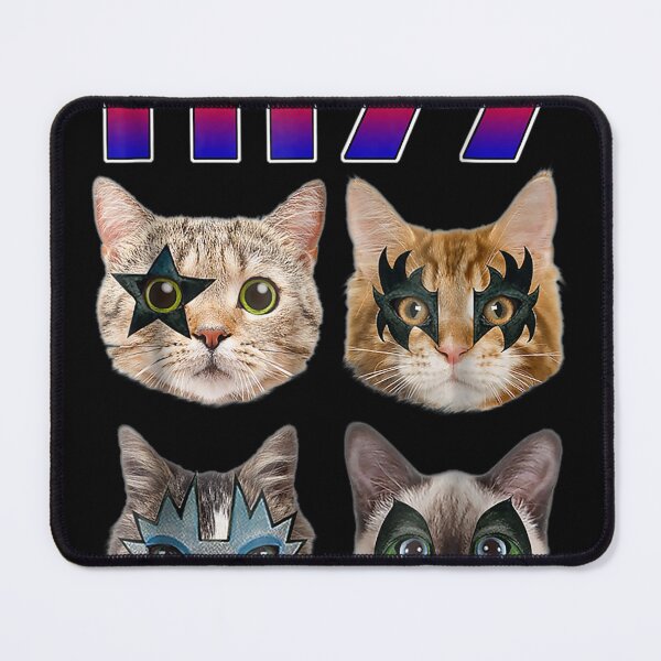 Item preview, Hiss Funny Cats Kittens Rock Rockin Pun designed and sold by MuratshiMana.