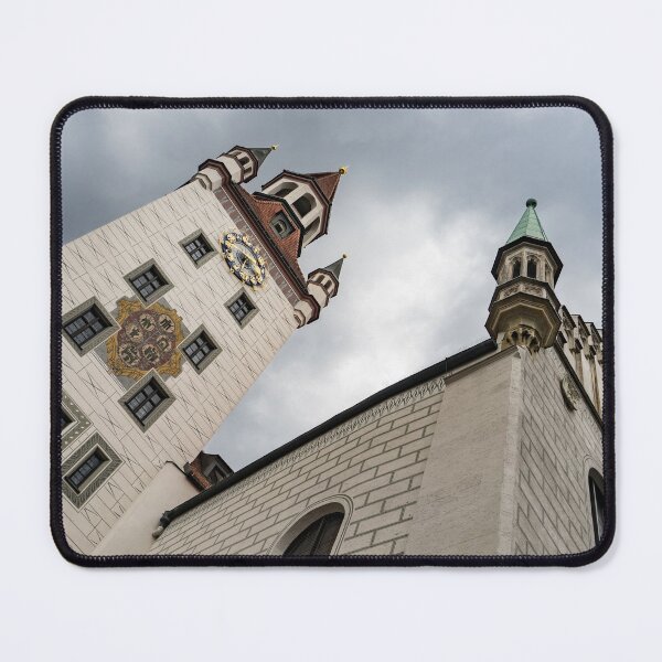 Item preview, Marvelous Munich - Altes Rathaus Old Town Hall Against Ominous Clouds designed and sold by Georgia Mizuleva.