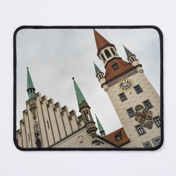 Item preview, Marvelous Munich - Altes Rathaus Old Town Hall Against the Angry Sky designed and sold by Georgia Mizuleva.