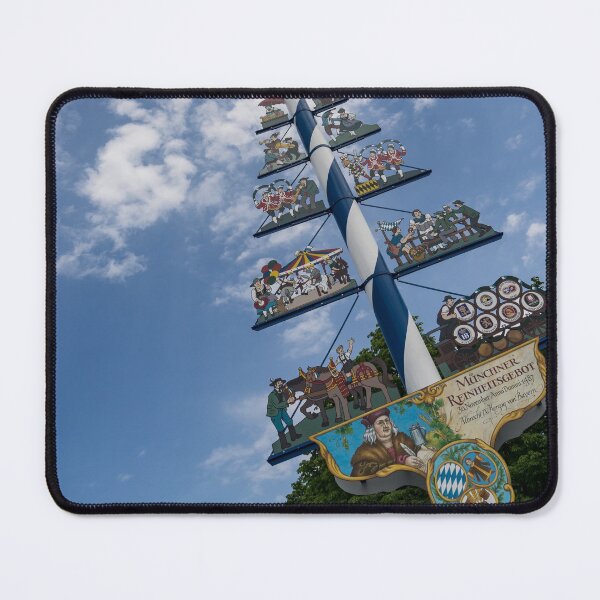 Item preview, Marvelous Munich - Traditional Bavarian Maypole at Viktualienmarkt designed and sold by Georgia Mizuleva.