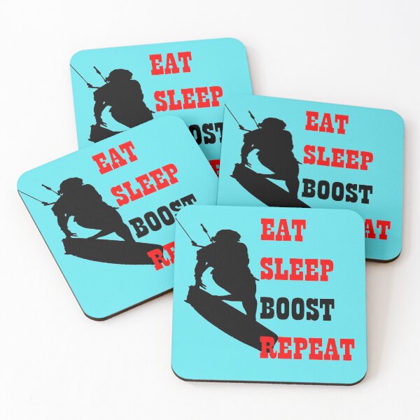 Item preview, Kitesurfer Life Eat Sleep Boost Repeat Retro Style 3 designed and sold by taiche.