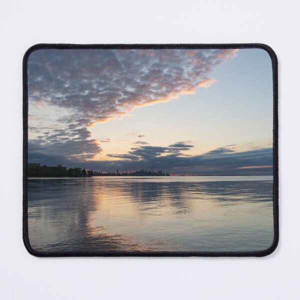 Item preview, Half and Half - Multicolored Cloud Bank Over Toronto Skyline designed and sold by Georgia Mizuleva.
