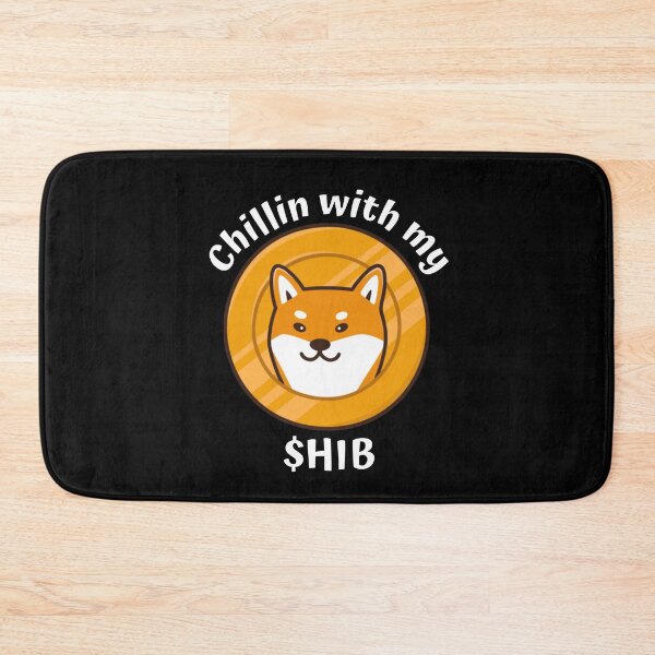 Item preview, Chillin with my Shib (White)- Shiba Inu Crypto (Shibatoken) designed and sold by CaitU.