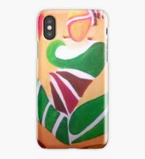 FOLK IN GREEN iPhone Case
