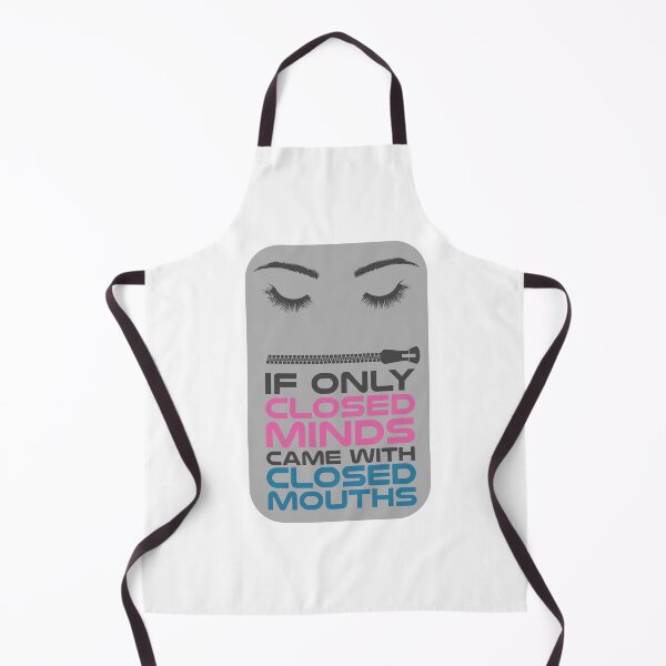 Item preview, If Only Closed Minds Came With Closed Mouths ( Pink & Blue ) designed and sold by KittySSmith.